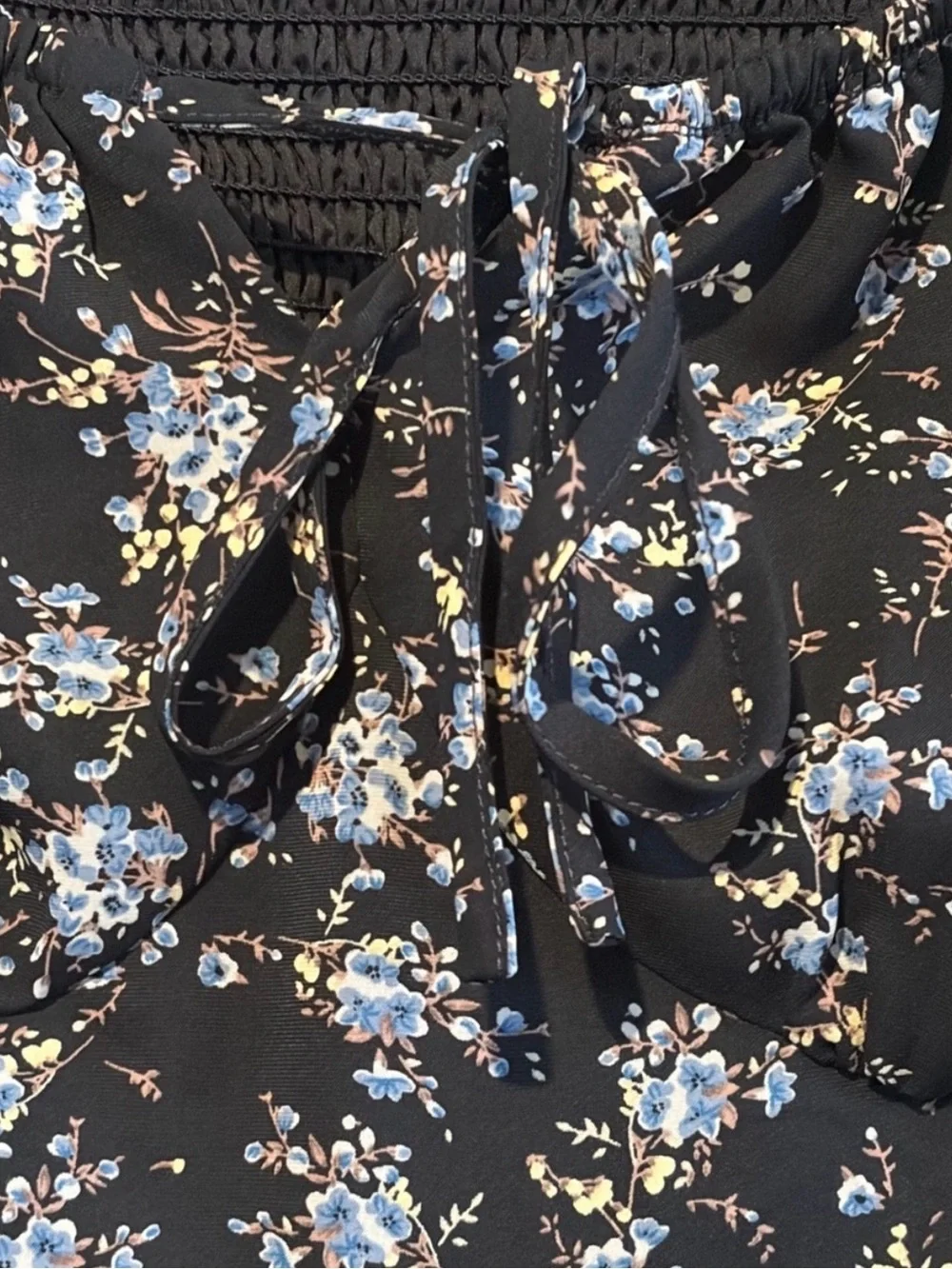 Scarlet Darkness Nightfall Floral Victorian Ruffle Maxi Dress XL - Picture 3 of 12